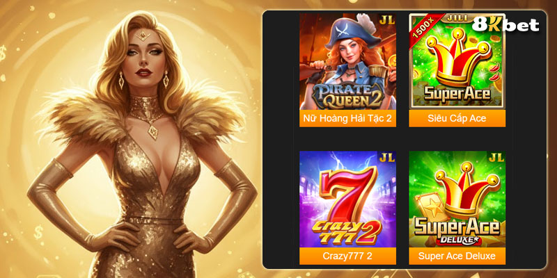 Kinh nghiệm chơi thắng liên tục 8Kbet là chọn game phù hợp